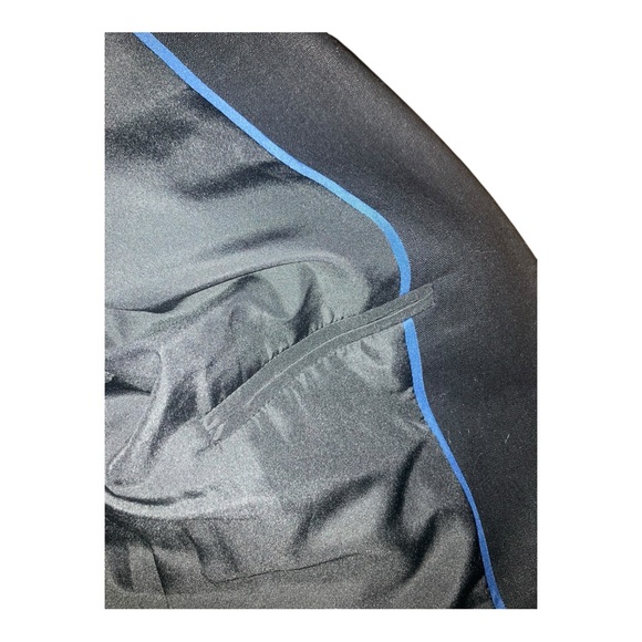 J. Crew Womens Black Petite linen-blend one-button blazer - Picture 8 of 11